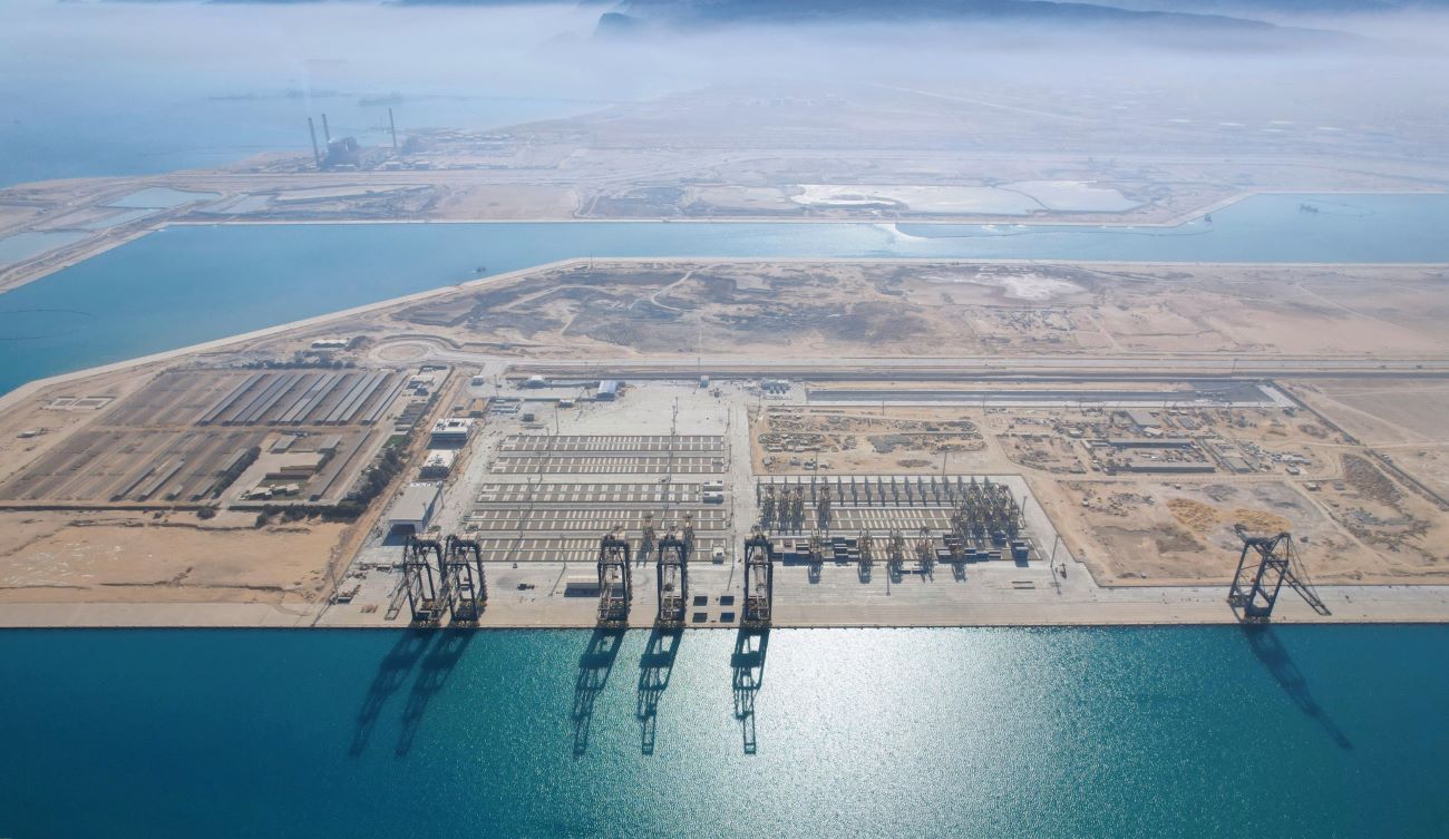 Sokhna Port on the Gulf of Suez, Red Sea Container Terminals